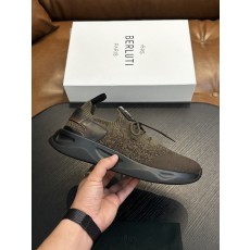벨루티(Berluti) Shadow 니트 스니커즈 신발
