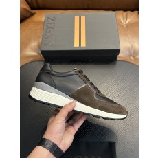 제냐(Zegna) 트리플 스티치 몬테(Monte) 럭셔리 스니커즈 신발