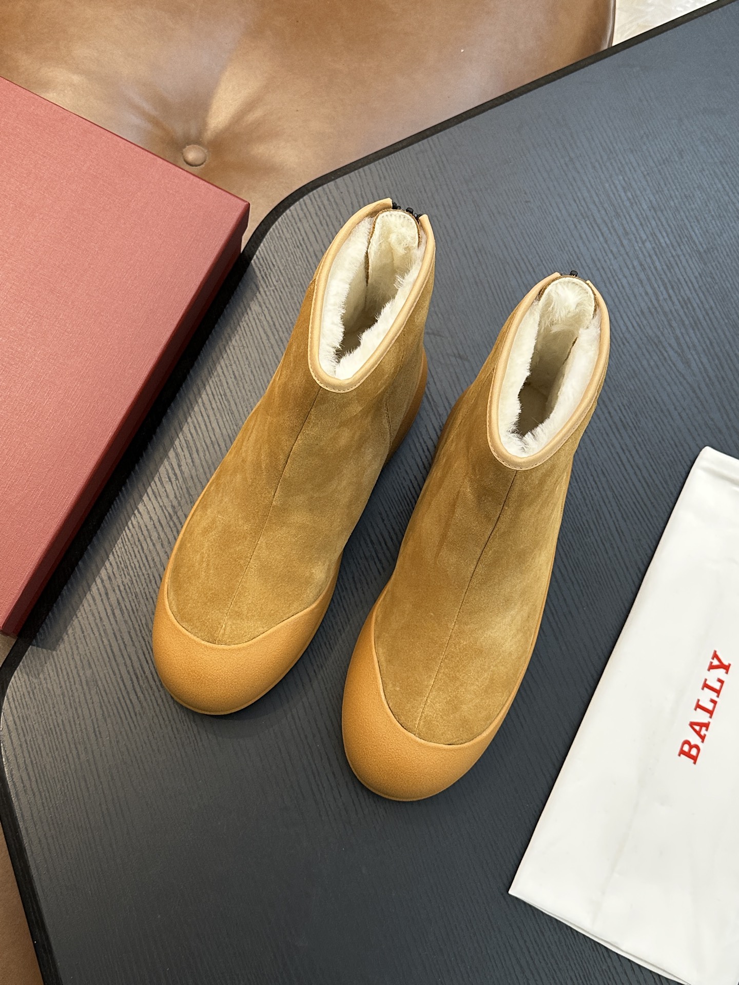 발리(Bally) Frei 남성 하이탑 양모 슈즈 부츠 신발