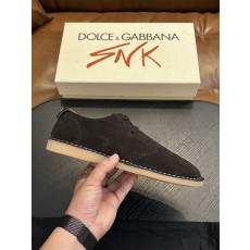 Dolce&Gabbana 돌체앤가바나(D&G) New Florio 스웨이드 로퍼 신발