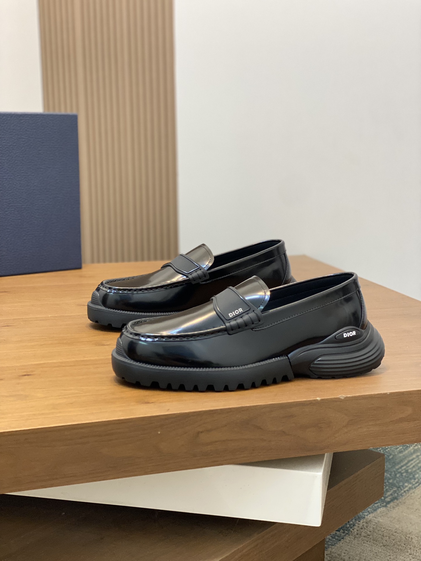 Dior CD 디 모카신 간치오 버클 슈즈 로퍼 신발
