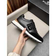 발망(Balmain) 믹스 레더 레저 스니커즈 신발