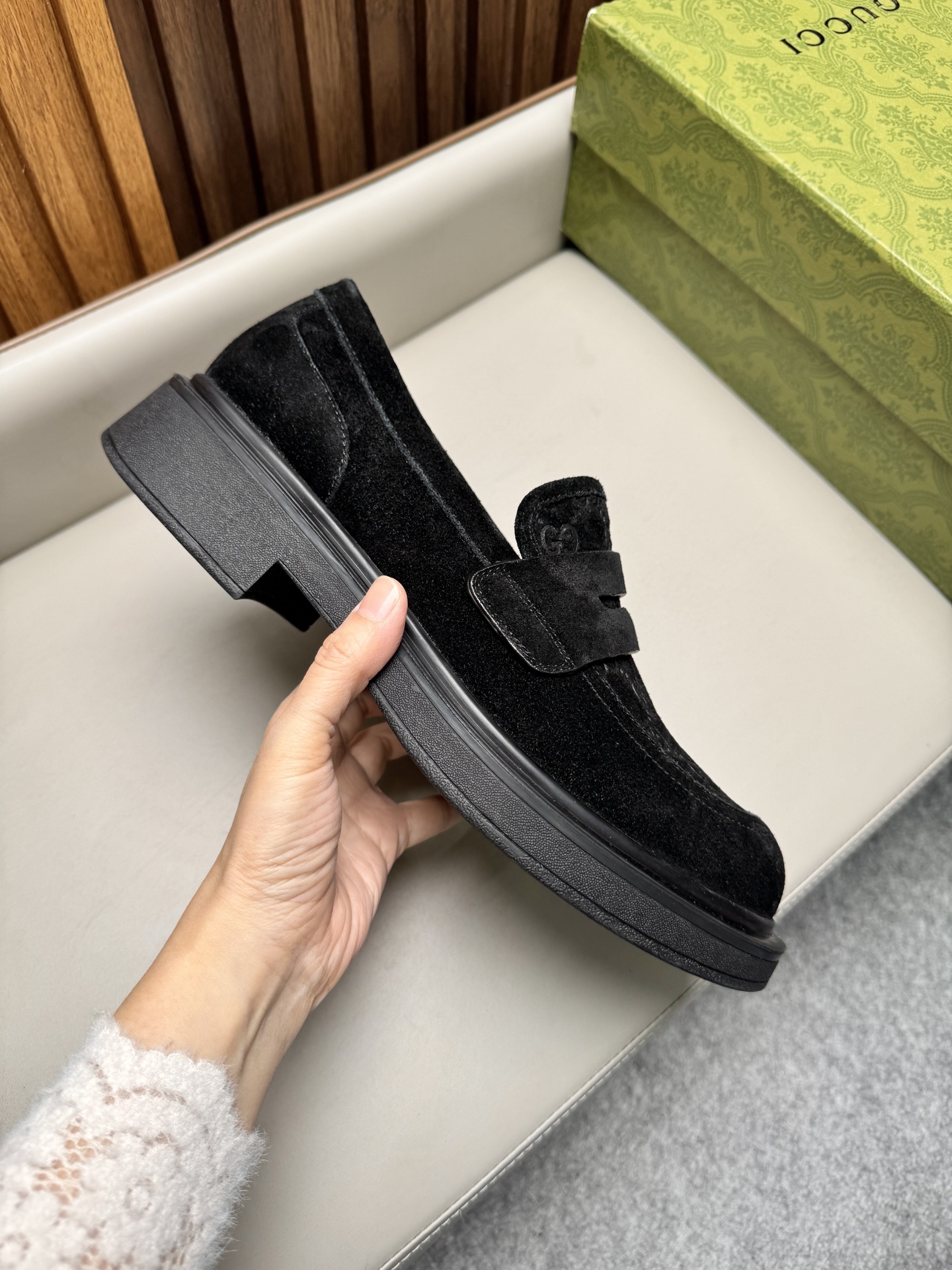 구찌(Gucci) 클래식 비즈니스 드레스 슈즈 로퍼 구두 신발