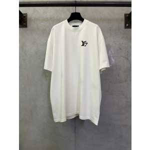 루이비통(LV) 로고 발포 나염 반팔 티셔츠 의류