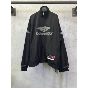 발렌시아가(Balenciaga) 풋볼 시리즈 3M 자수 나일론 윈드브레이커 자켓 재킷 의류
