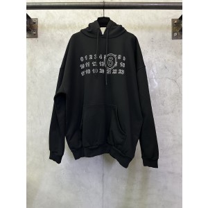 메종 마르지엘라(Maison Margiela) MM6 숫자 로고 후드티 의류