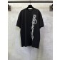 발렌시아가(Balenciaga) CURSIVE 필기체 플로킹 반팔 티셔츠 의류