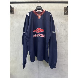 발렌시아가(Balenciaga) FOOTBALL 풋볼 시리즈 3M 자수 긴팔 티셔츠 의류