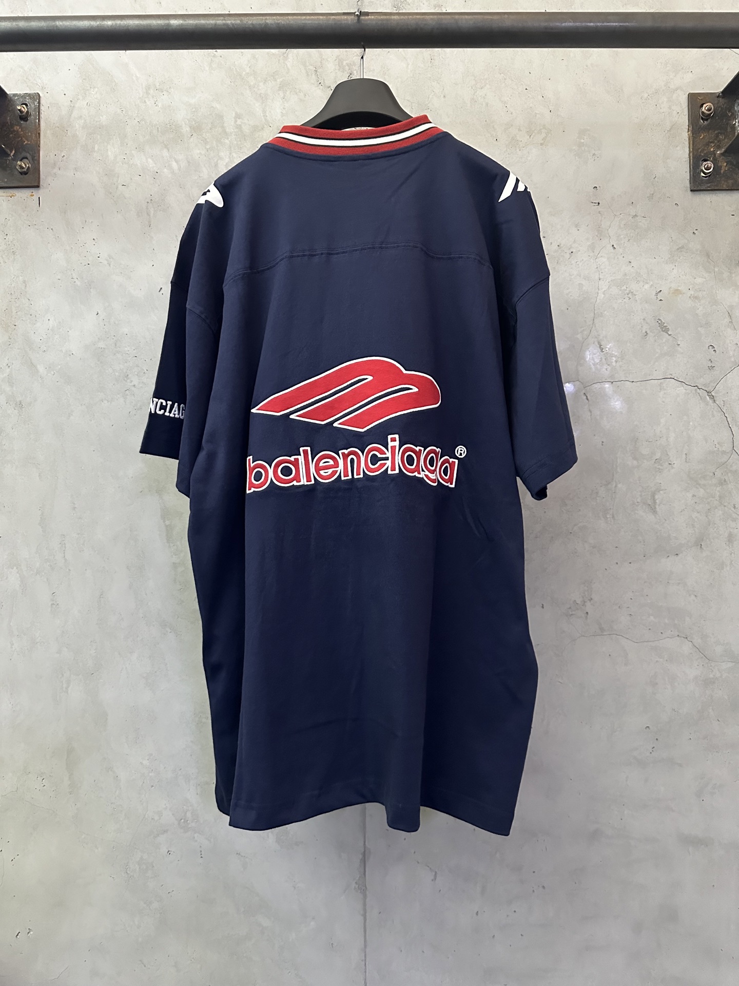 발렌시아가(Balenciaga) FOOTBALL 풋볼 3M 자수 반팔 티셔츠 의류
