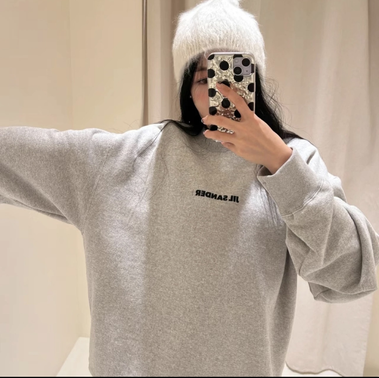 질샌더(Jil Sander) 미니 로고 맨투맨 티셔츠 의류