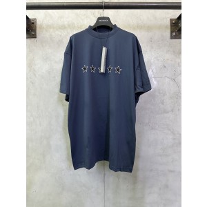 발렌시아가(Balenciaga) 5성(Five Stars) 사인 프린트 반팔 티셔츠 의류