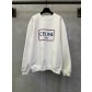 셀린느(Celine) 레터링 배색 플로킹 맨투맨 티셔츠 의류