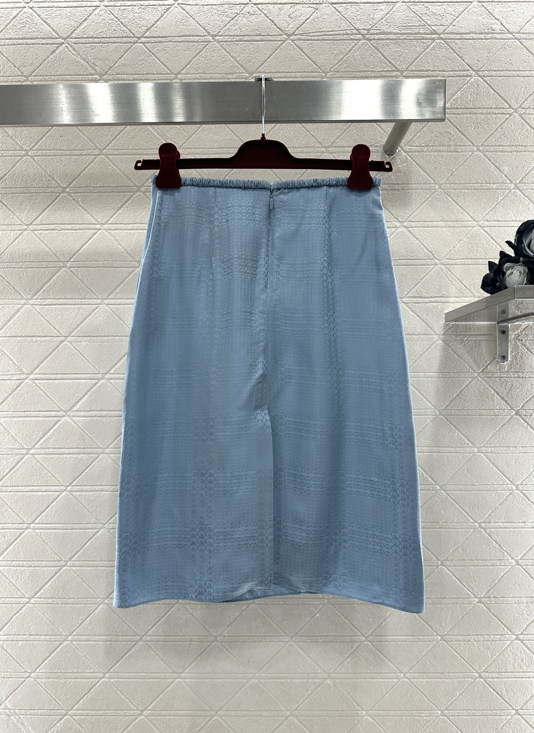 구찌(Gucci) 자카드 실크 셔츠 & 스커트 치마 셋업 세트 의류