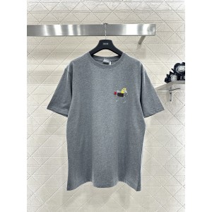 디올(Dior) CD 포니 로고 자수 반팔 티셔츠 의류