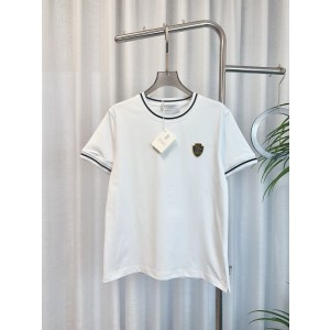 Brunello Cucinelli 브루넬로 쿠치넬리(BC) 자수 로고 반팔 티셔츠 의류