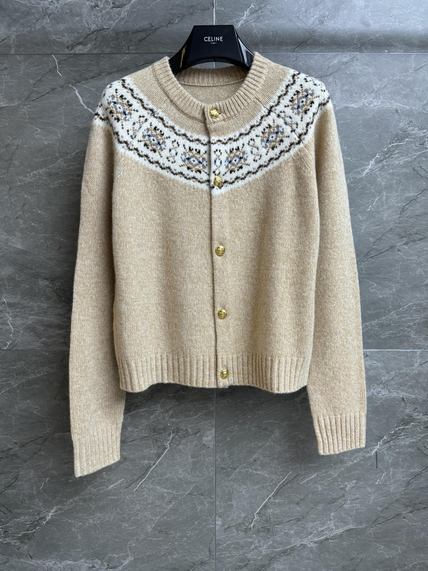 셀린느(Celine) 페어아일 울 가디건 의류