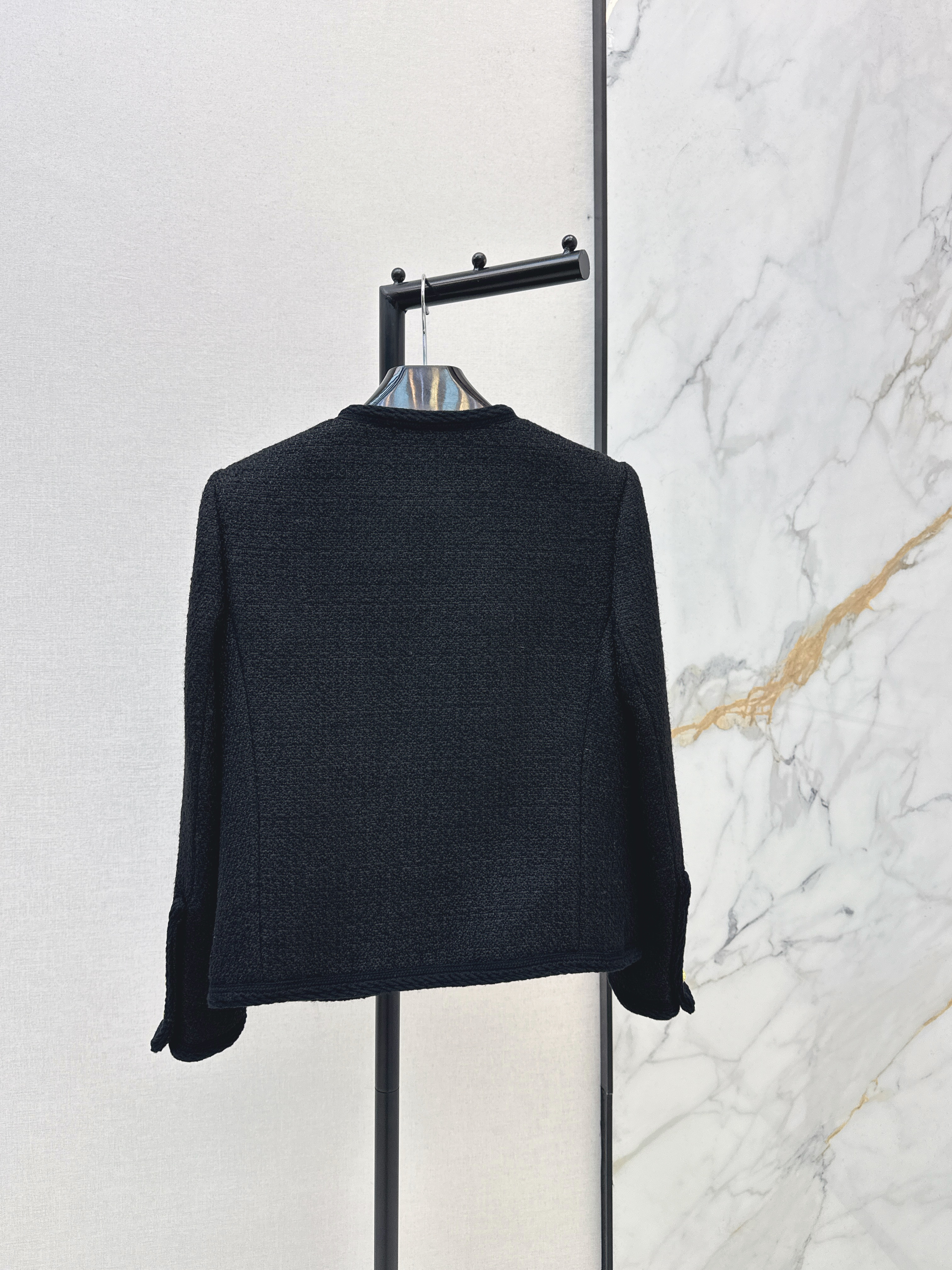 셀린느(Celine) 블랙 & 골드 트위드 자켓 재킷 의류