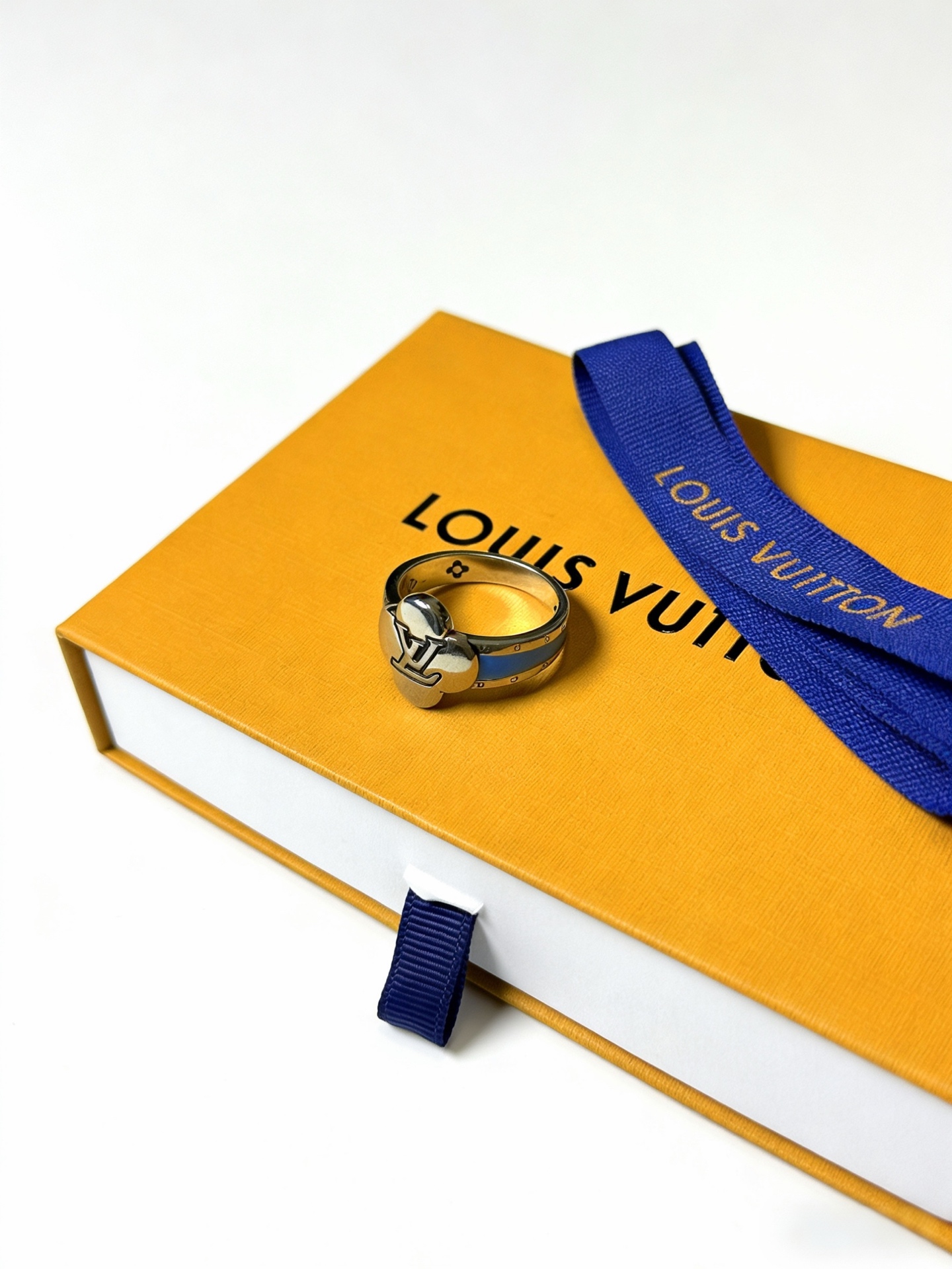 루이비통(LV) 빈티지 실버 펑크 스타일 반지 링 악세사리