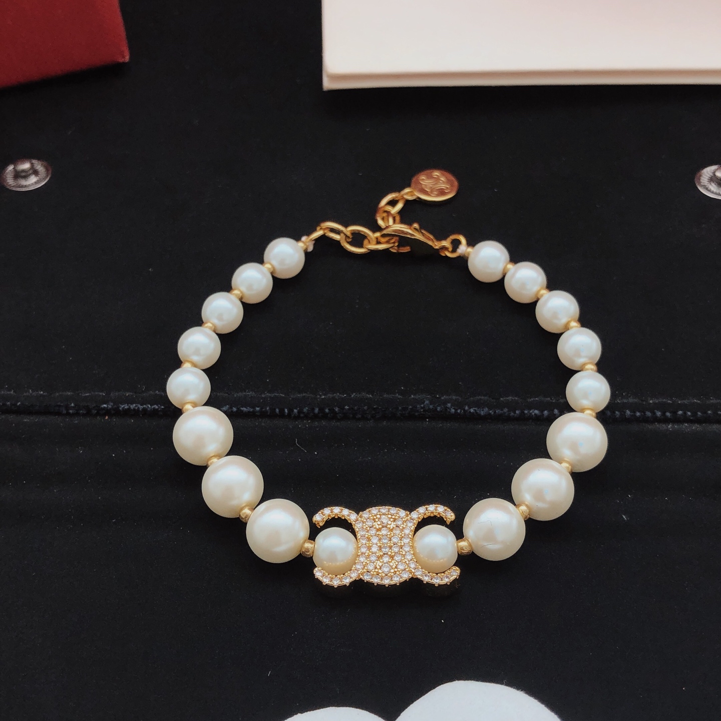 셀린느(Celine) 진주 팔찌 악세사리