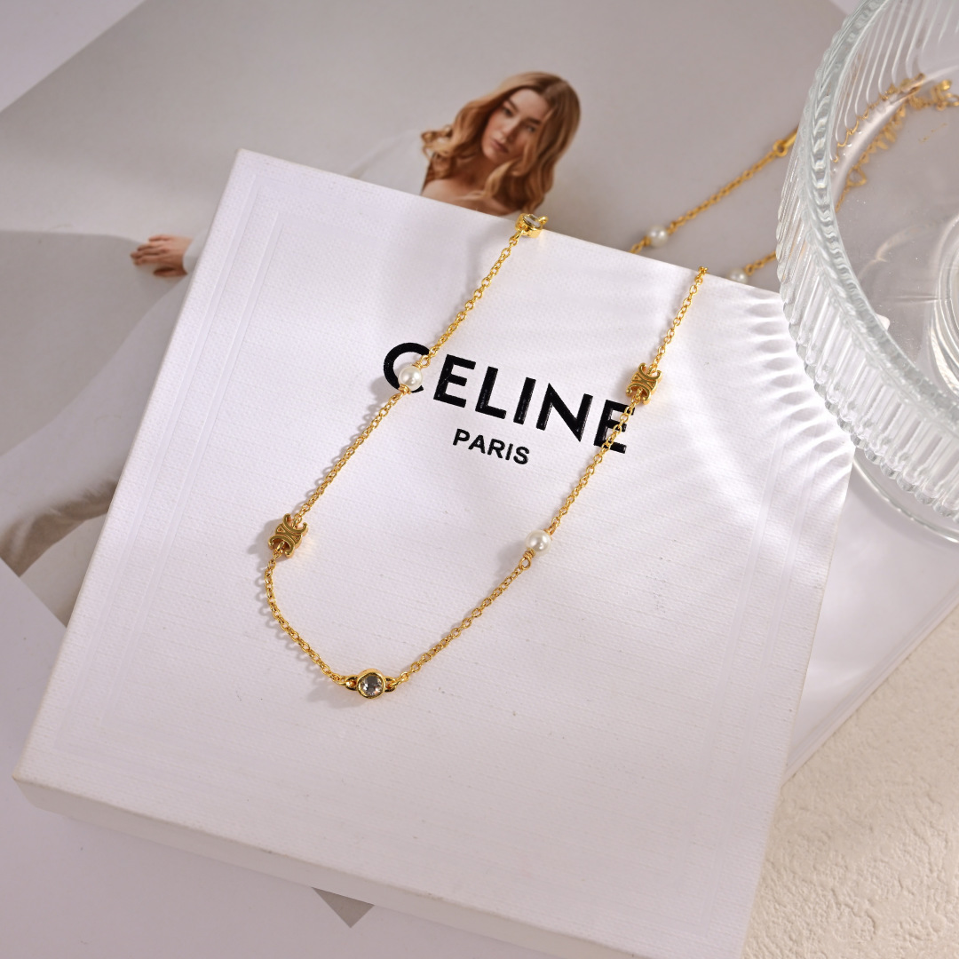 셀린느(Celine) 유니크 링크 목걸이 & 팔찌 악세사리