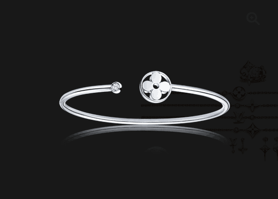 루이비통 LV 3종 세트 뱅글 팔찌 (삼색 플라워) 악세사리