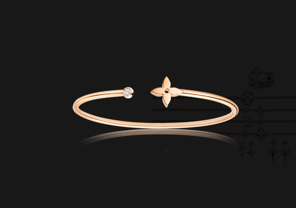 루이비통 LV 3종 세트 뱅글 팔찌 (삼색 플라워) 악세사리