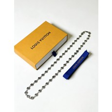 루이비통 LV 빈티지 실버 체인 목걸이 (오리지널급) 악세사리
