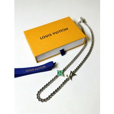 루이비통 LV 빈티지 실버 체인 목걸이 (오리지널급) 악세사리