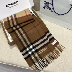 Burberry 버버리 · 컨트라스트 체크 캐시미어 머플러 목도리 스카프