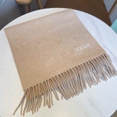 LOEWE 로에베 · 리버서블 아나그램 혼방 머플러 목도리 스카프