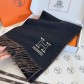 Hermes 에르메스 · 리버서블 H 엠브로이더리 머플러 목도리 스카프