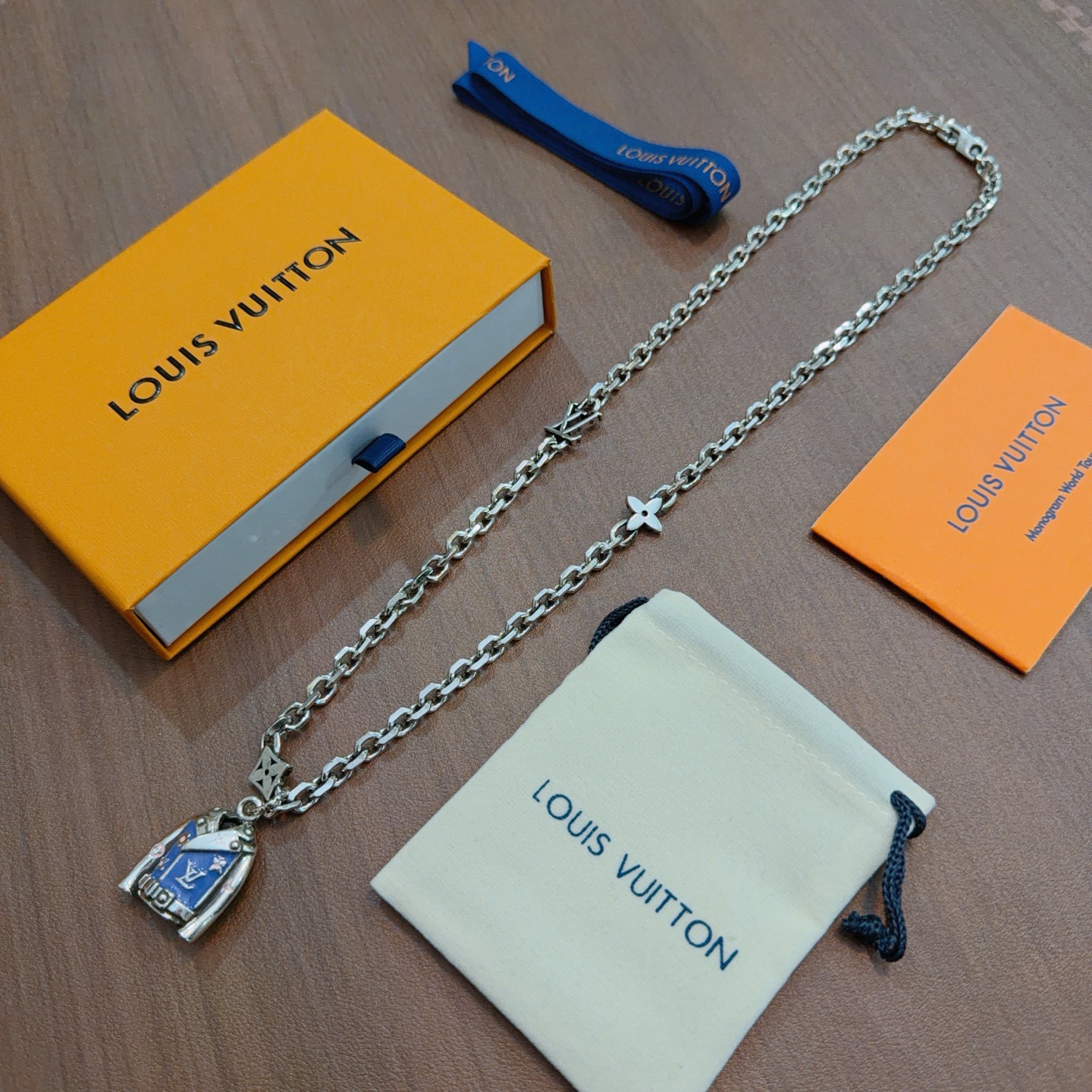 Louis Vuitton LV · 루이비통 빈티지 펑크 체인 목걸이 악세사리