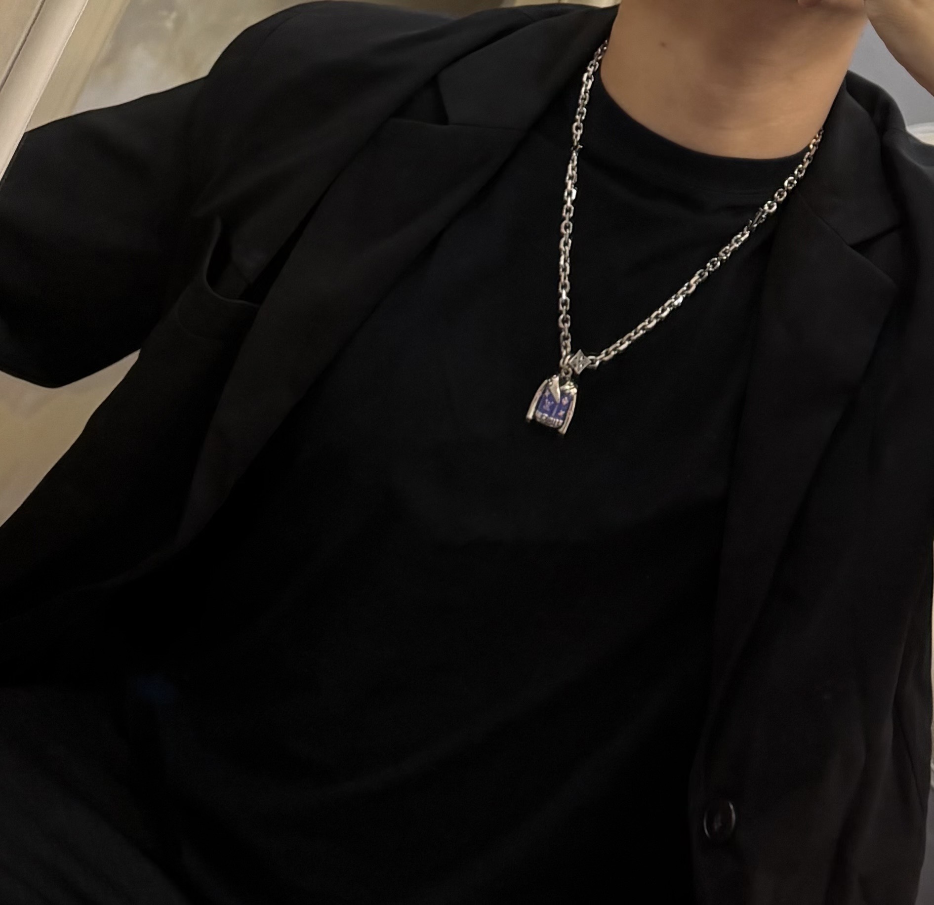 Louis Vuitton LV · 루이비통 빈티지 펑크 체인 목걸이 악세사리