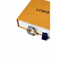 Louis Vuitton LV · 루이비통 빈티지 펑크 실버 오픈 링 반지 악세사리
