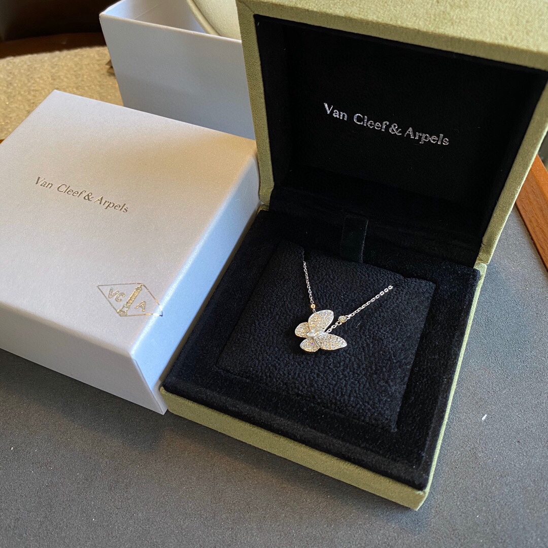 Van Cleef & Arpels VCA · 반클리프 아펠 풀다이아 나비 목걸이 악세사리