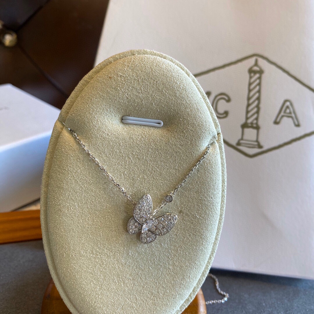 Van Cleef & Arpels VCA · 반클리프 아펠 풀다이아 나비 목걸이 악세사리