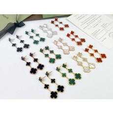 Van Cleef & Arpels VCA · 반클리프 아펠 스위트 3구 사엽초 귀걸이 악세사리