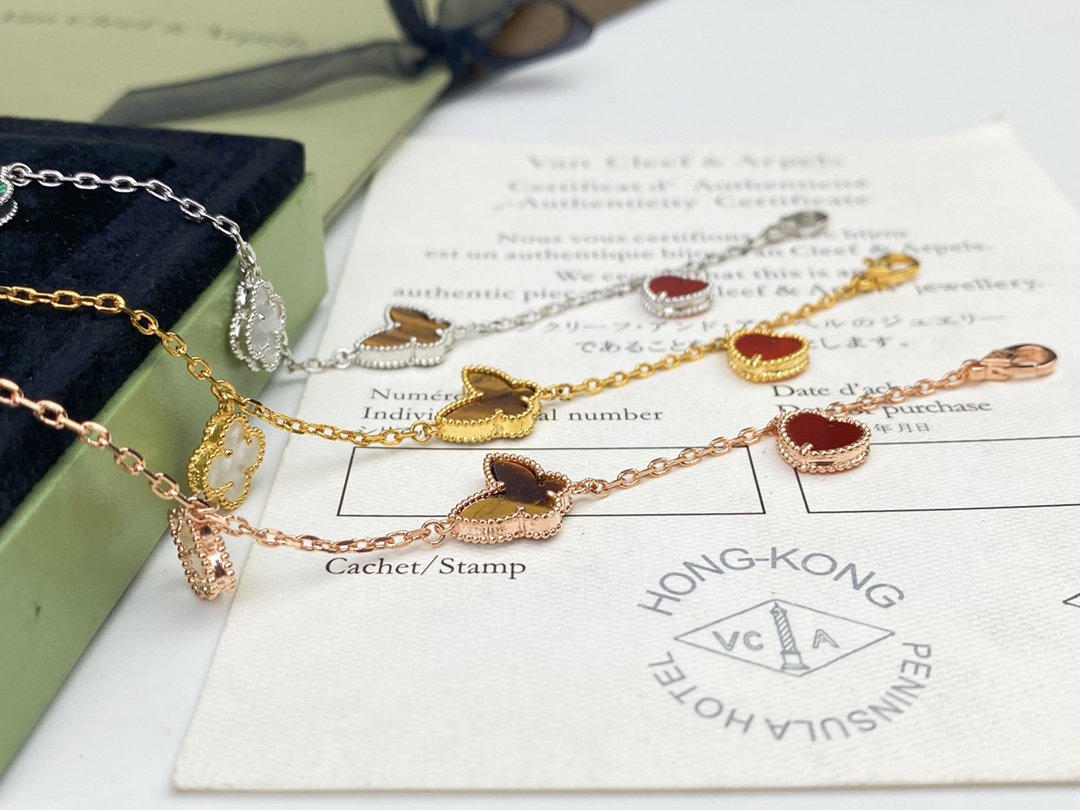 Van Cleef & Arpels VCA · 반클리프 아펠 4구 멀티 모티프 팔찌