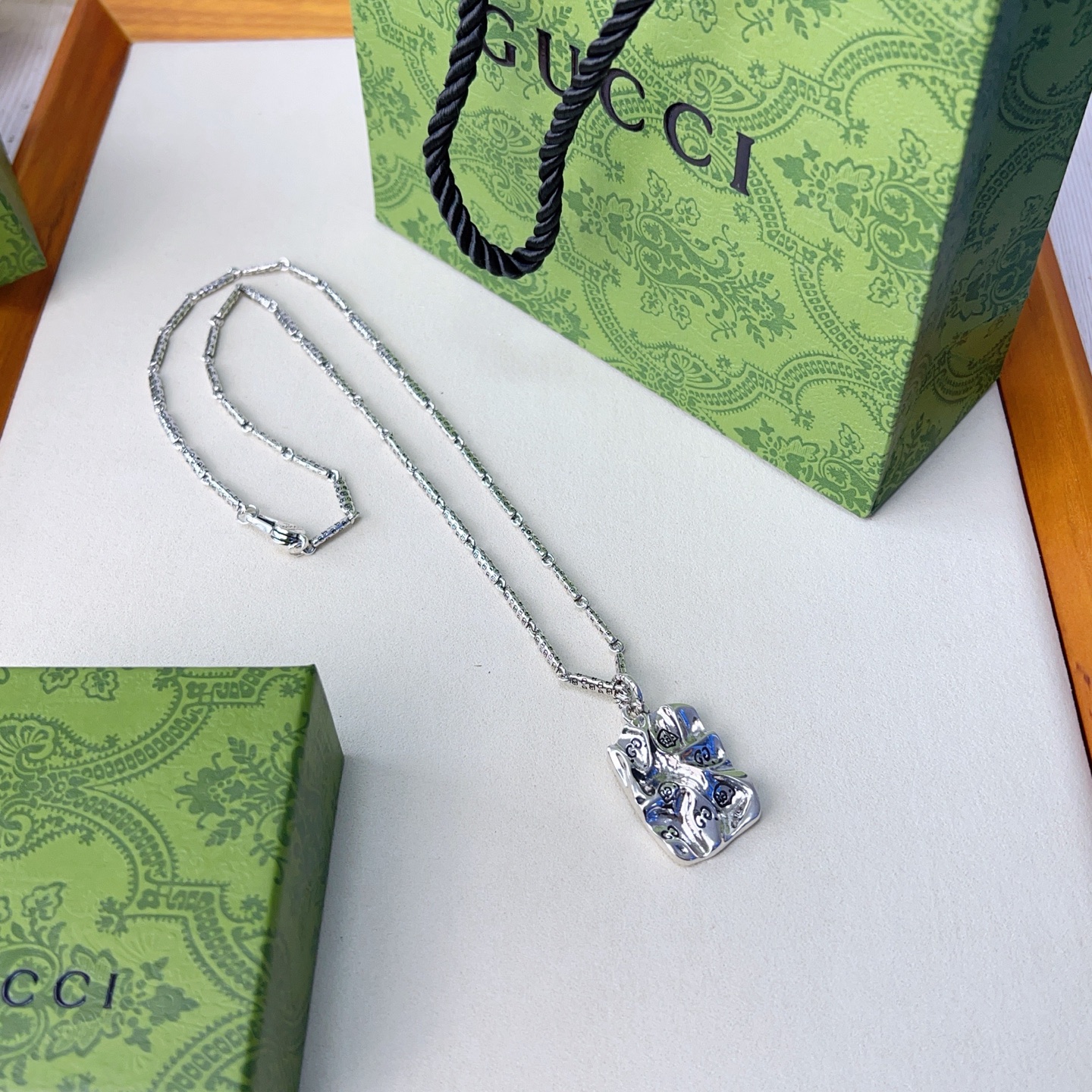 Gucci 구찌 Anger Forest 앤거 포레스트 더블G 빈티지 목걸이 악세사리