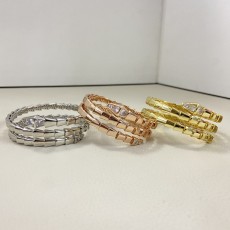 Bvlgari 불가리 세르펜티 3줄 다이아 뱅글 (탄력형) 팔찌 악세사리