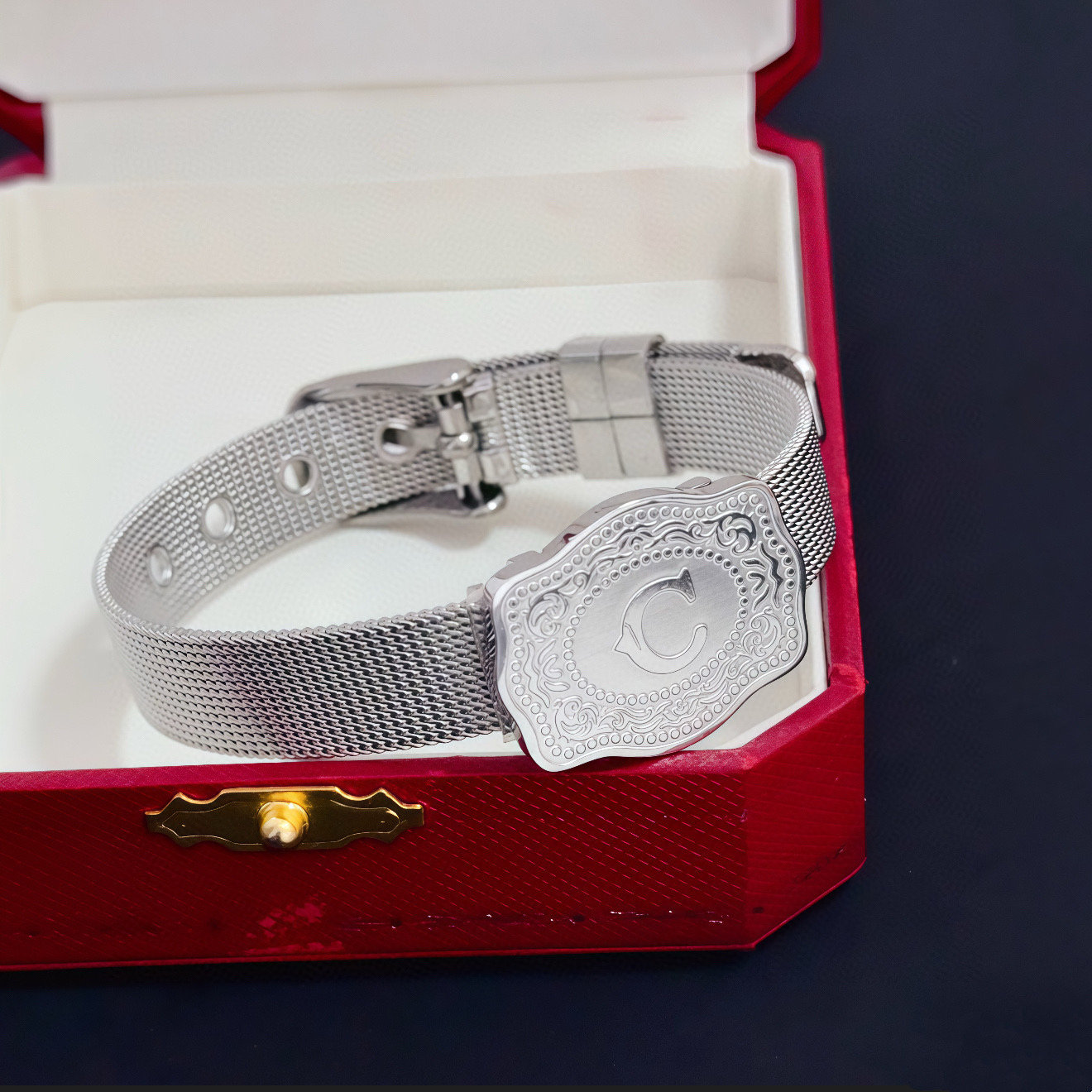 Cartier 까르띠에 팬더 다이아 체인 팔찌 악세사리