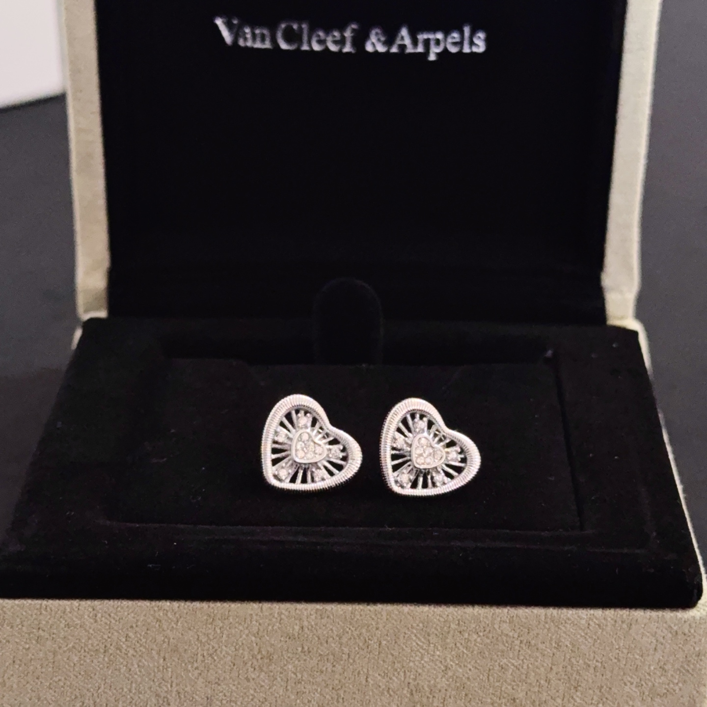 Van Cleef & Arpels VCA · 반클리프 아펠 알함브라 다이아 귀걸이 악세사리
