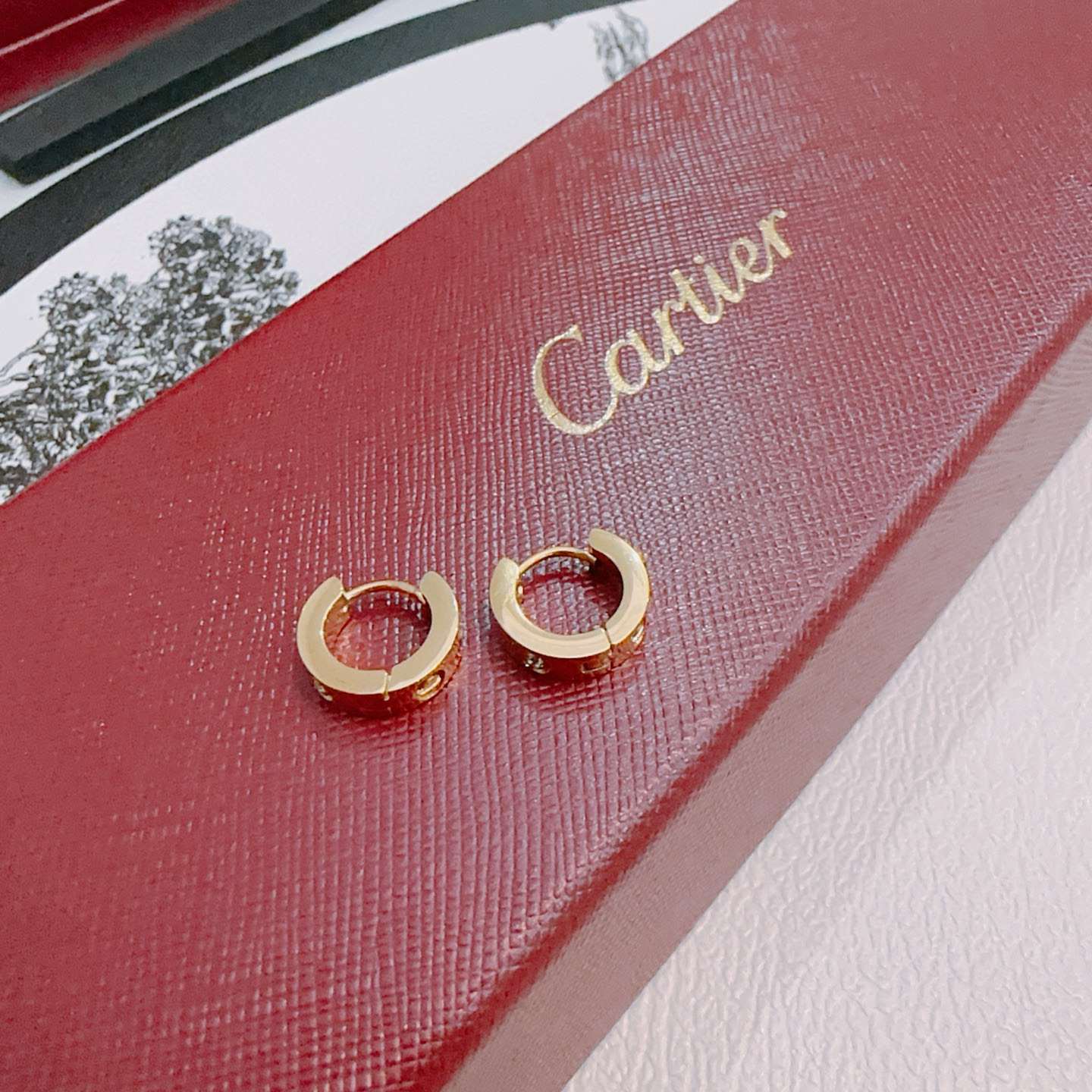 Cartier 까르띠에 · 러브 다이아 이어링 (Love Earrings) 귀걸이 악세사리