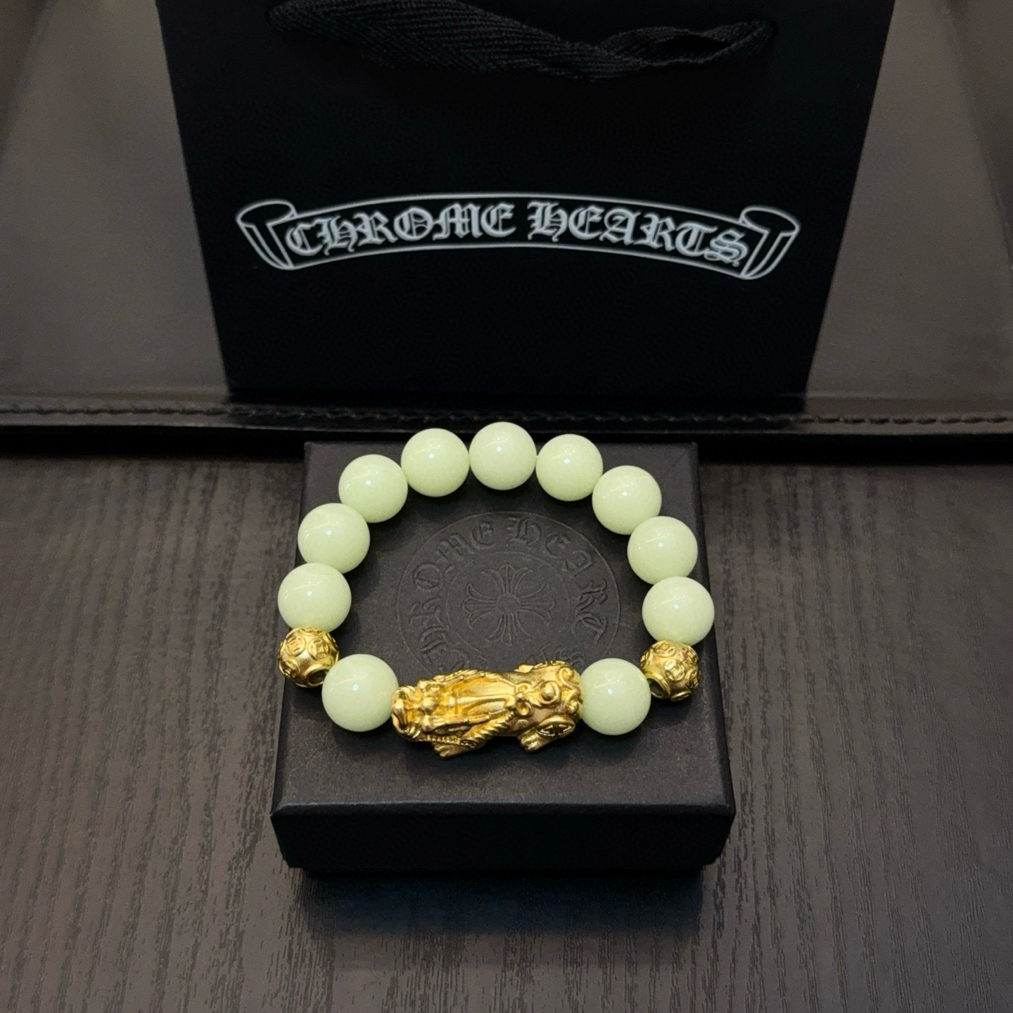 크롬하츠(Chrome Hearts) 빈티지 멀티 요소 십자가 팔찌 악세사리