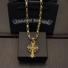 크롬하츠(Chrome Hearts) 클래식 굵은 고리 십자가 목걸이 악세사리