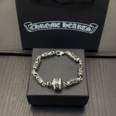 크롬하츠(Chrome Hearts) 시그니처 정공 체인 팔찌 악세사리