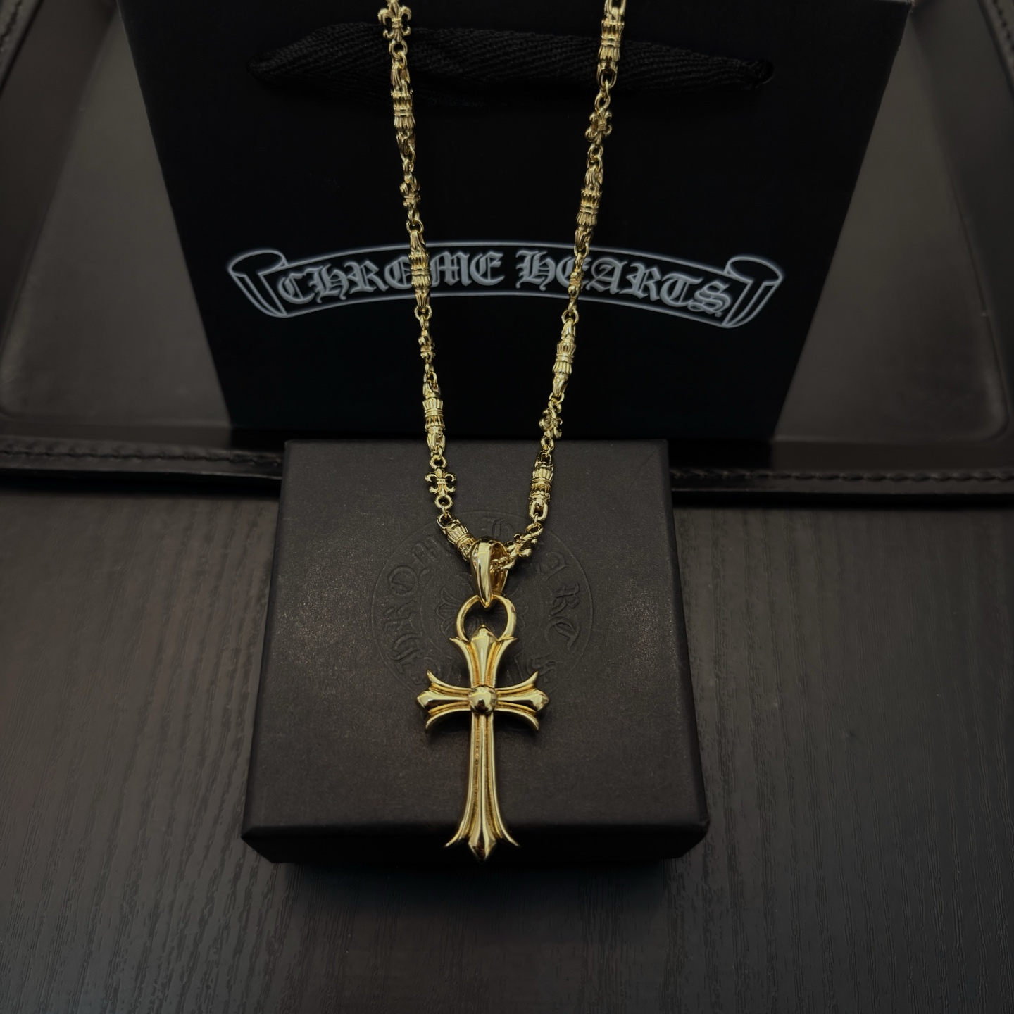 크롬하츠(Chrome Hearts) 클래식 복고 십자가 목걸이 악세사리