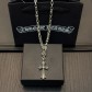 크롬하츠(Chrome Hearts) 클래식 크로스 볼 & 십자가 목걸이 악세사리