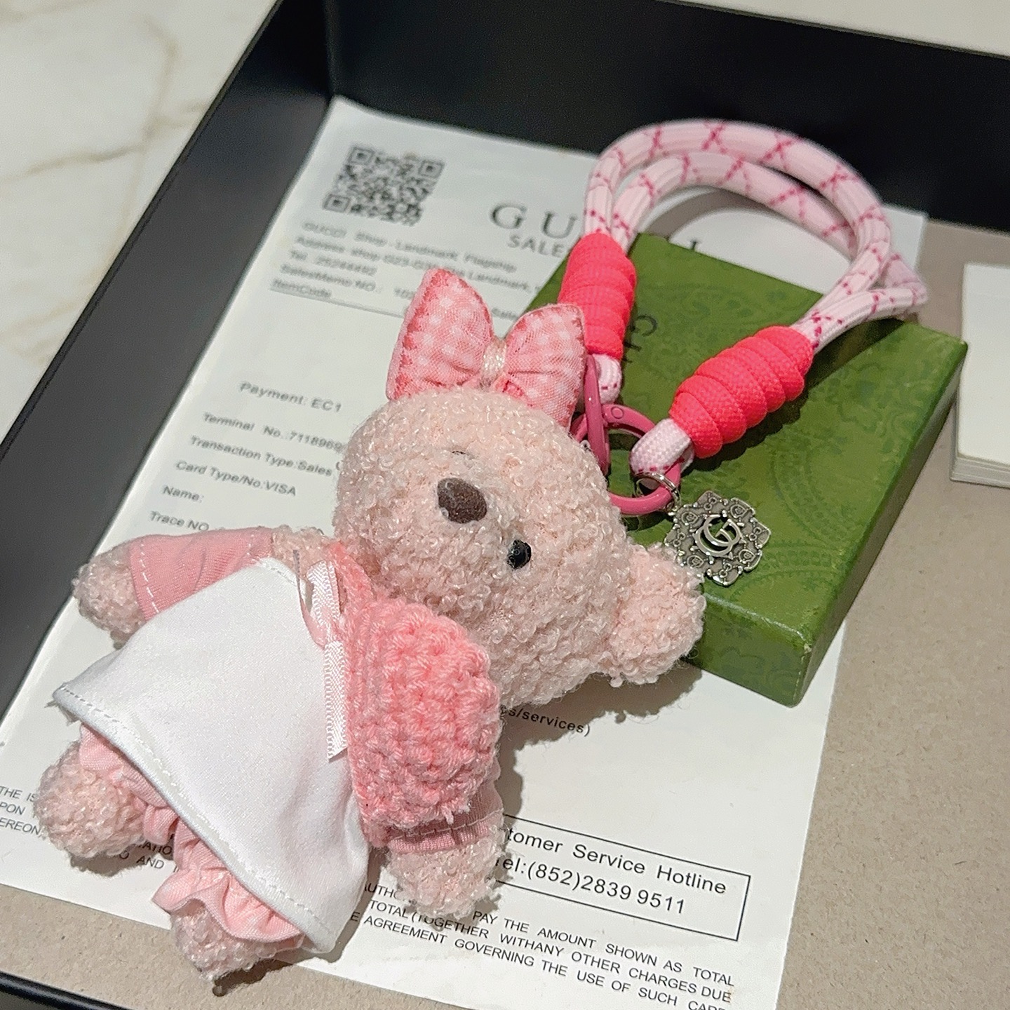 구찌(Gucci) Anger Forest 앤거 포레스트 GG 빈티지 키링 악세사리