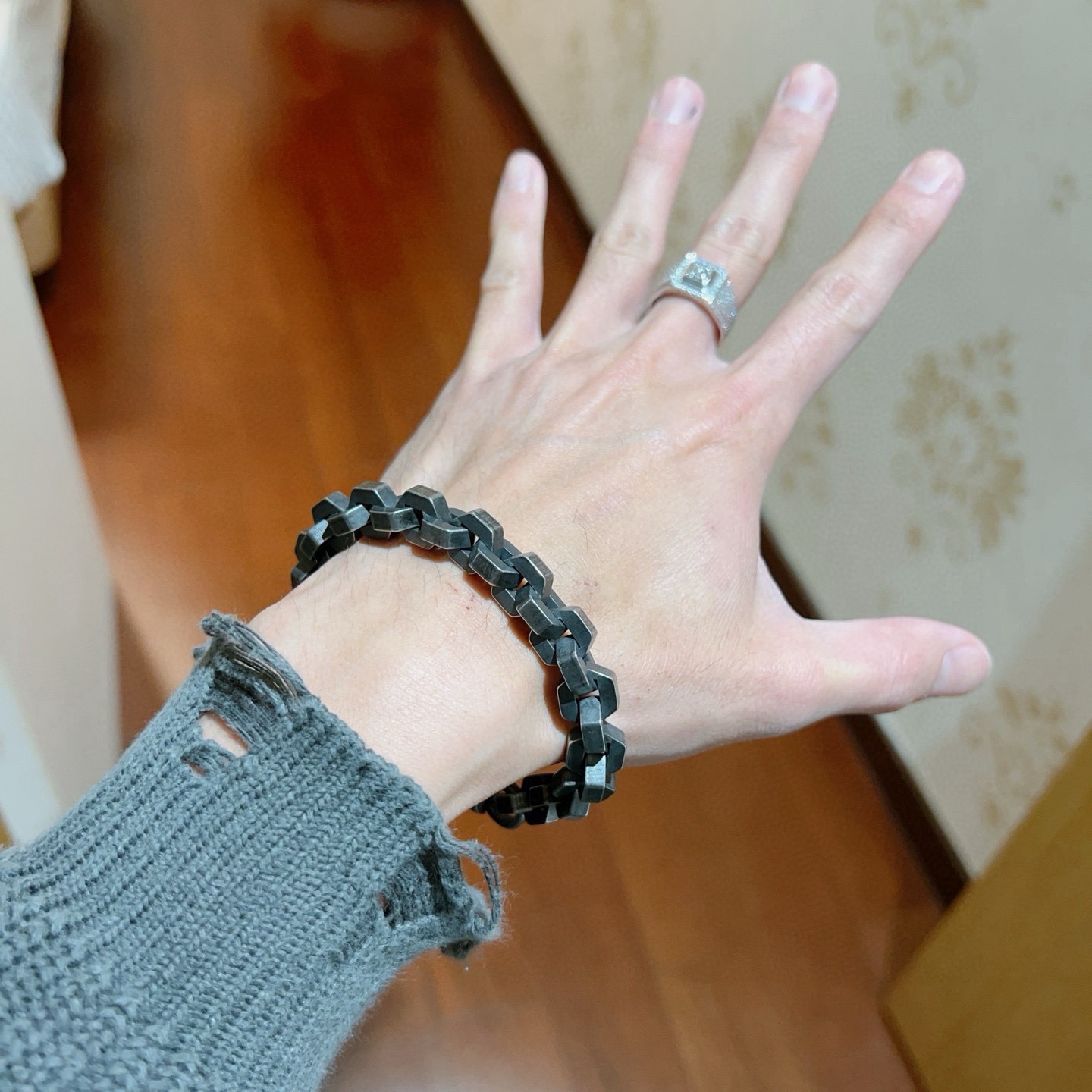 발렌시아가(Balenciaga) 빈티지 체인 팔찌 악세사리